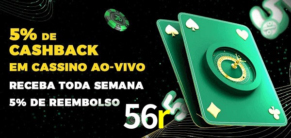 Promoções do cassino ao Vivo 56r